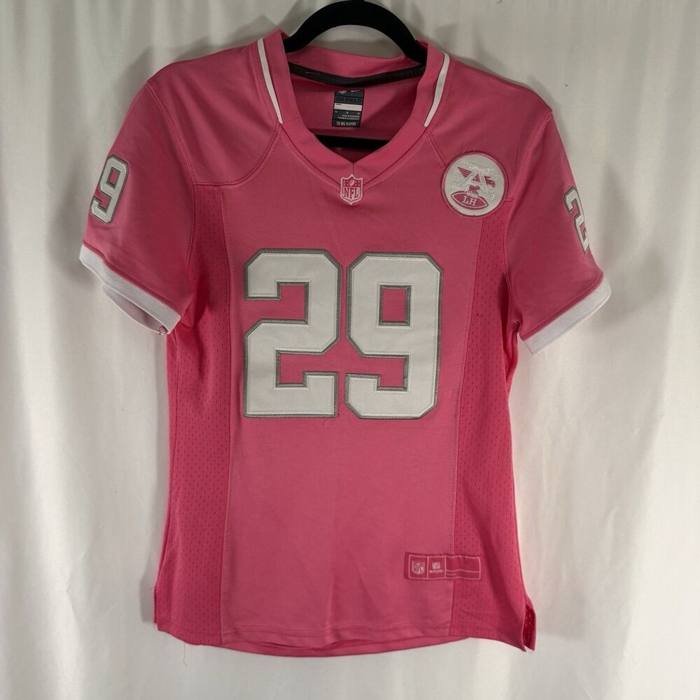 Eric Berry # 29 Kansas City Chiefs Jersey Women's Medium Pink Nike Short Sleeve